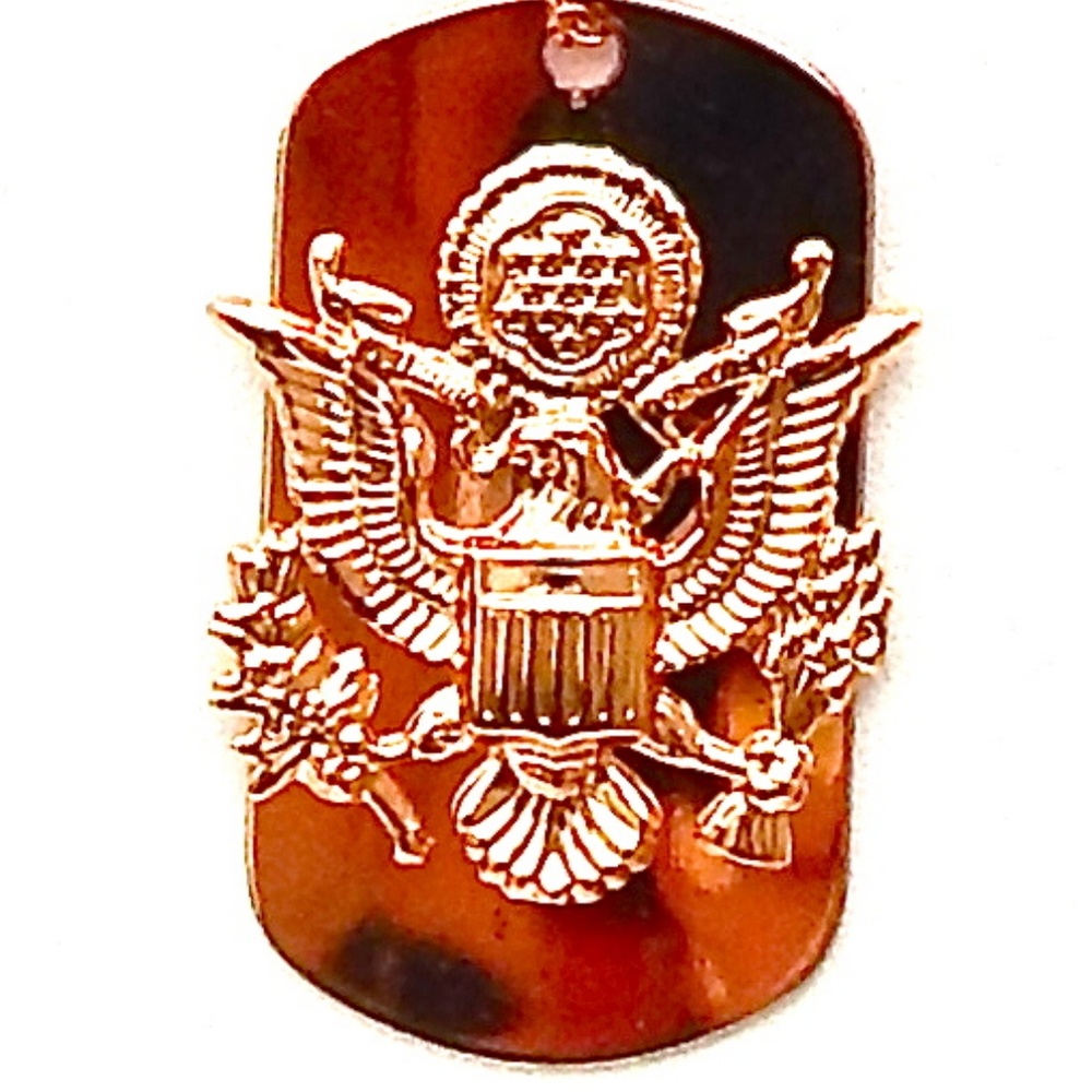 Rose Gold Military Eagle